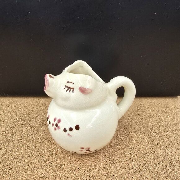 Pig Container For  Creamer Or Milk Vintage Made In Japan - Picture 2 of 4